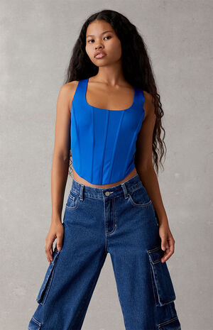 x PacSun Lune Corset Top image number 1