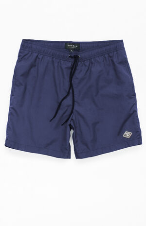 Solid 17" Swim Trunks image number 1