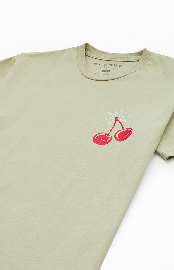【PORTERNA】25SS★ PRTN) Cherry Graphic Short Sleeve T-Shirt Cherry on Top Oversized T-shirt