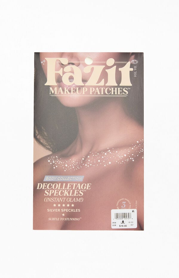FAZIT BEAUTY Silver Decolletage Glitter Makeup Patches