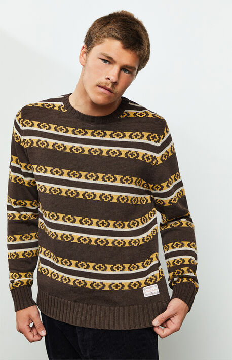 Buzz Striped Pullover Sweater