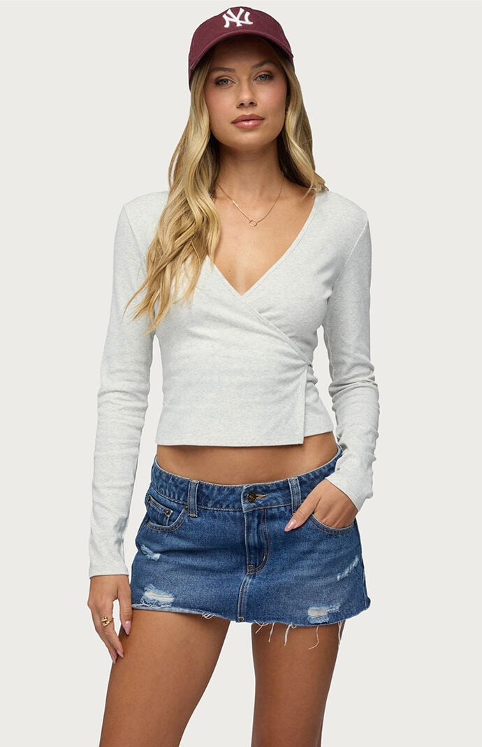 Edikted Fonteyn Wrap Top