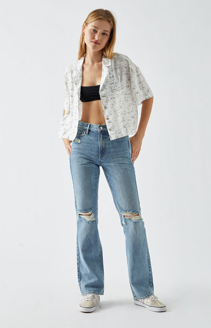 Oversized Boyfriend Button Shirt