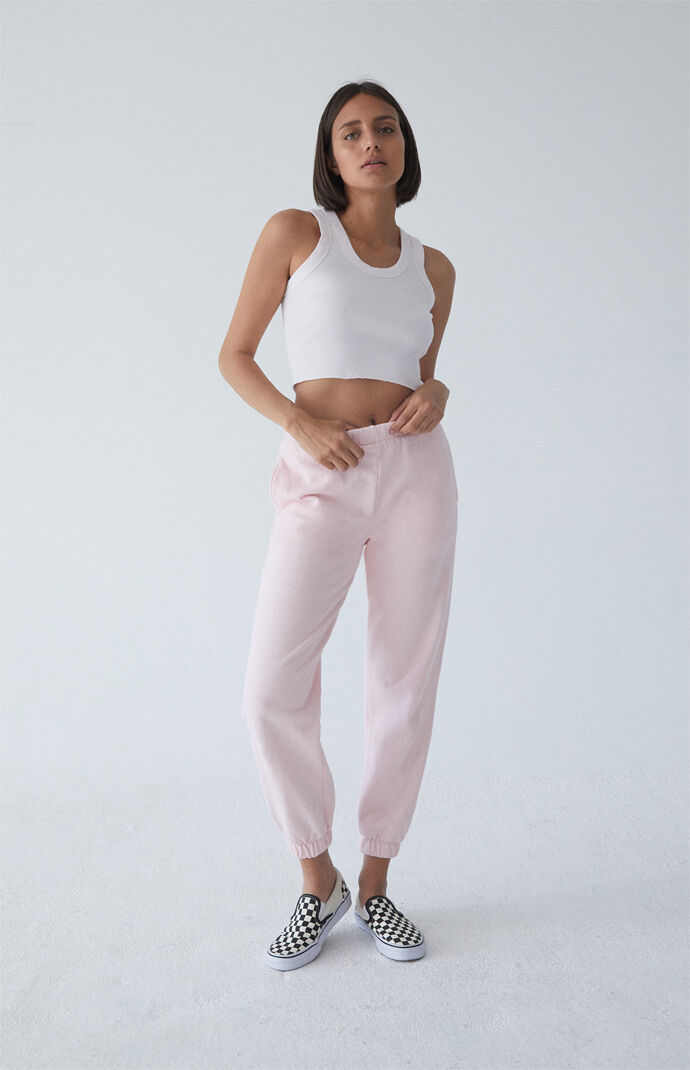 John Galt Blush Rosa Sweatpants PacSun