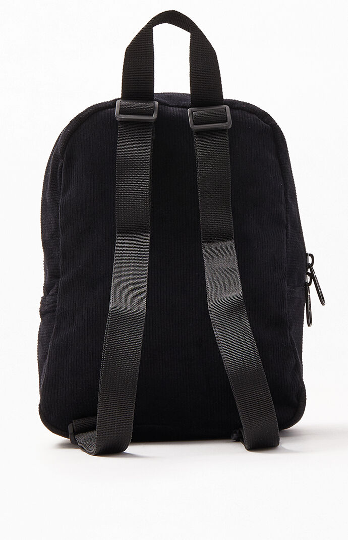 dickies black corduroy mini backpack