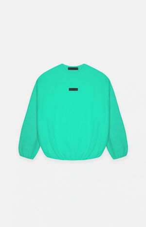 Essentials Mint Leaf Polar Fleece Crew Neck Sweatshirt image number 6