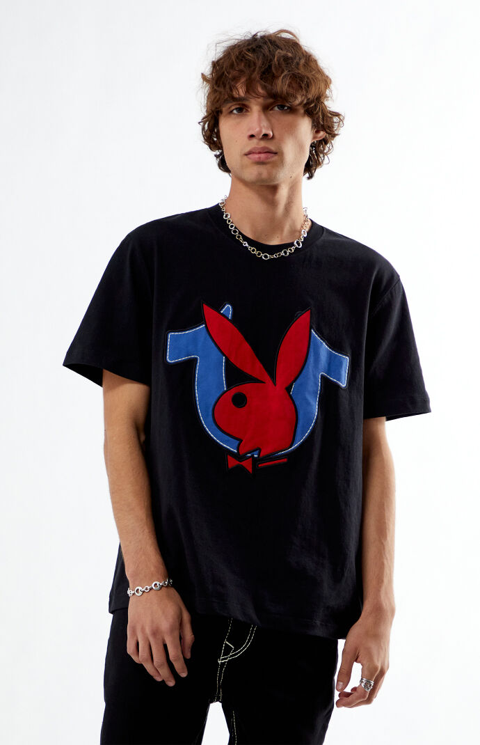 True Religion x Playboy Applique Logo T-Shirt | Pacsun