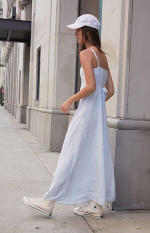 Blue Floral Colleen Slip Dress image number 3