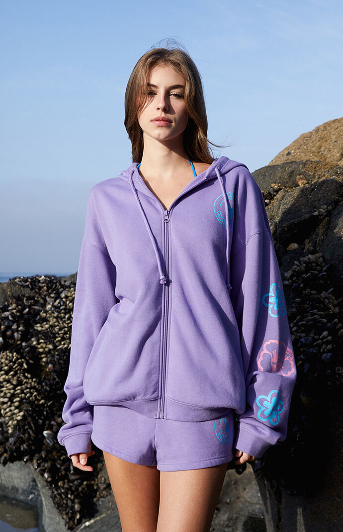 Pacsun online purple hoodie