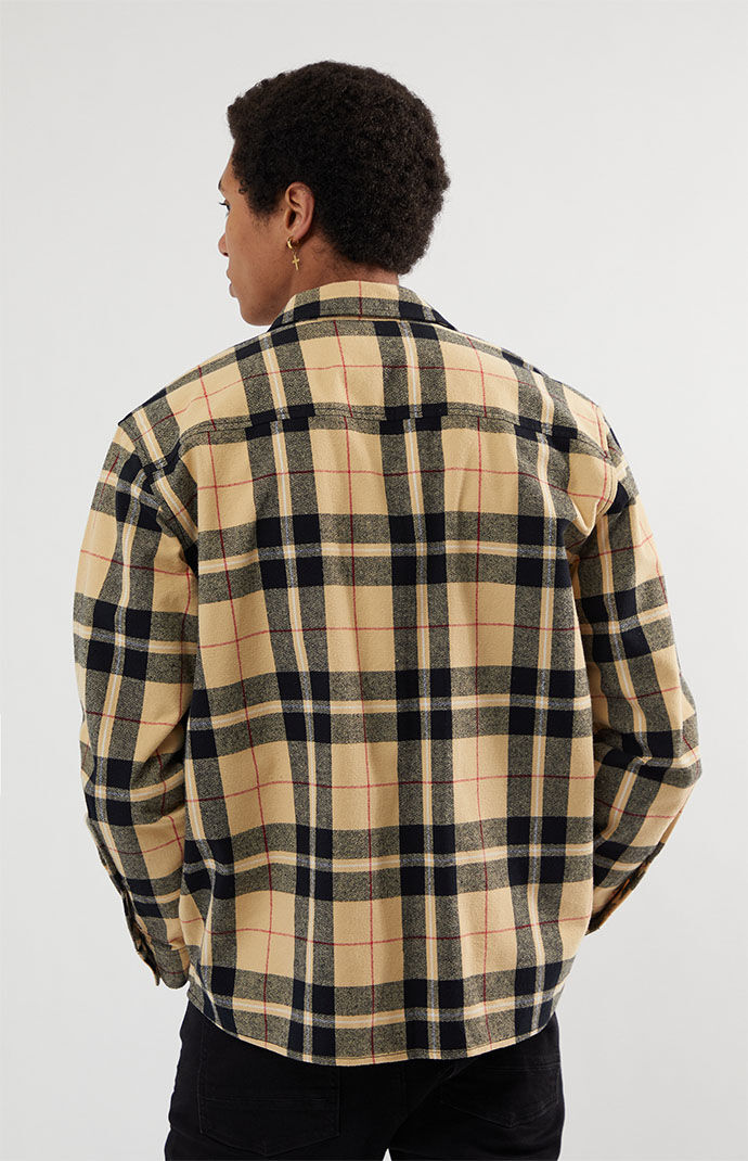 Flannel hoodie pacsun top