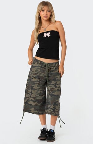 Camo Cargo Bermuda Shorts image number 2