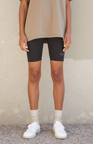 Black Athletic Biker Shorts Black Athletic Biker Shorts image number null