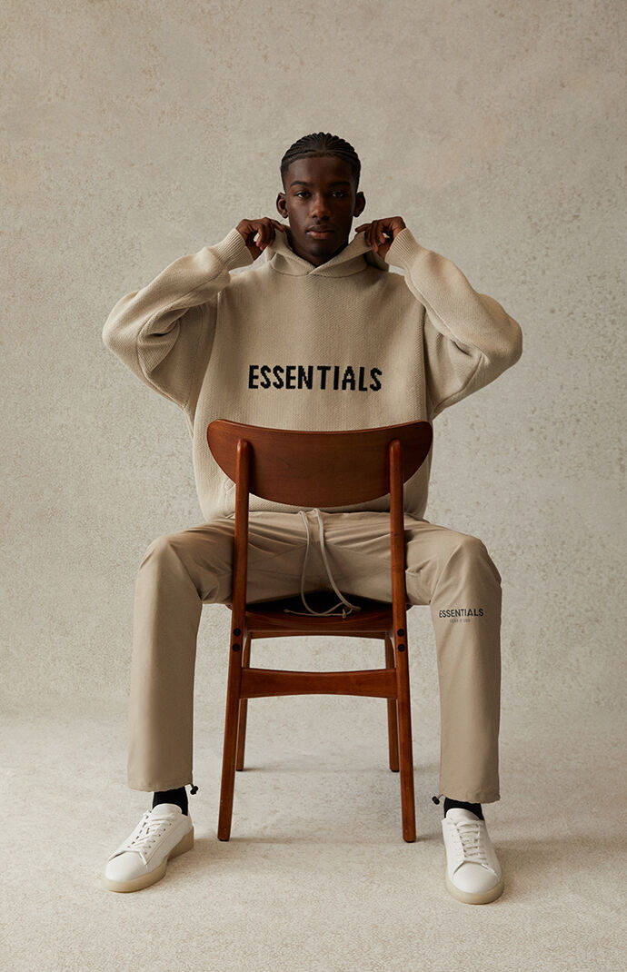 Fear of god essentials hoodie moss deals