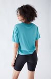 Blue Half Dome Cropped T-Shirt Blue Half Dome Cropped T-Shirt image number null