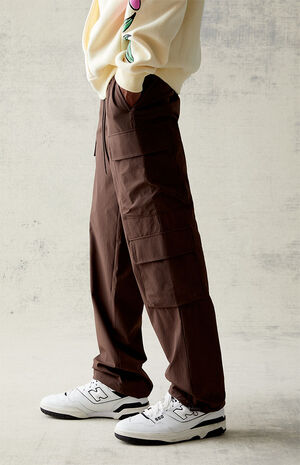 Brown Performance Cargo Pants image number 2