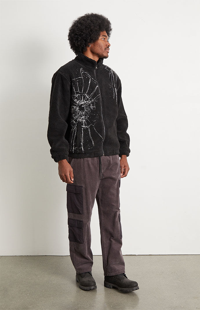 Pacsun denim store sherpa jacket