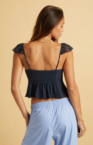 Lace Babydoll Top image number 3