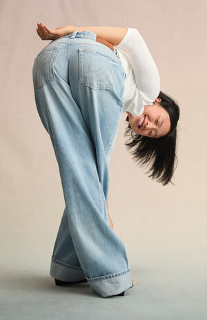 Rue Low Rise Baggy Jeans image number 4