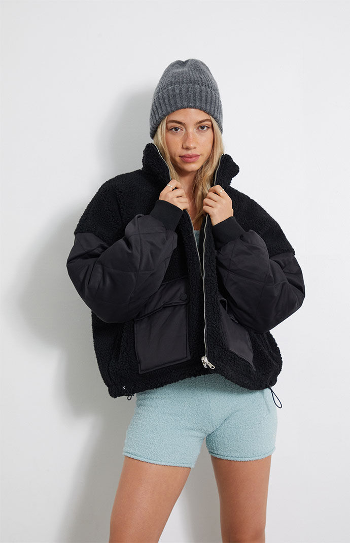 La hearts outlet sherpa jacket