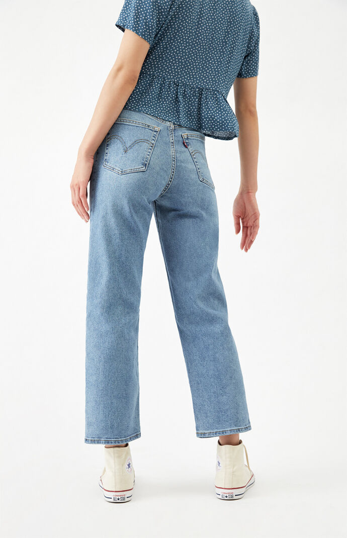 Levi's Worn Out Ribcage Straight Leg Jeans | PacSun