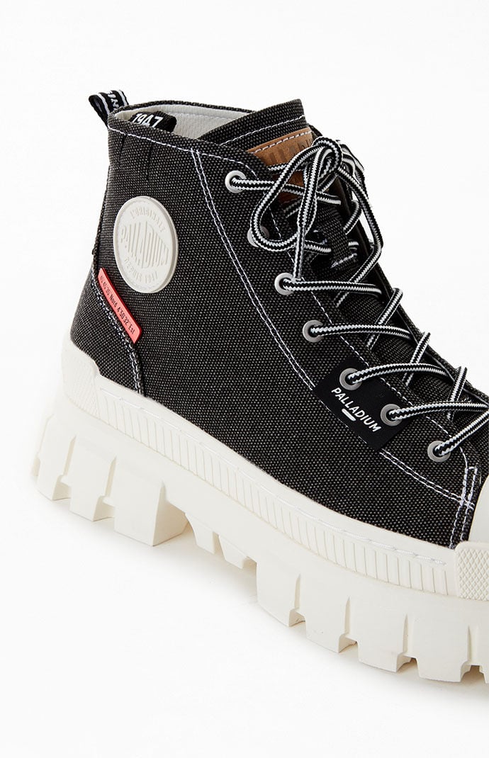Palladium Women s Revolt Hi Denim in Black 8