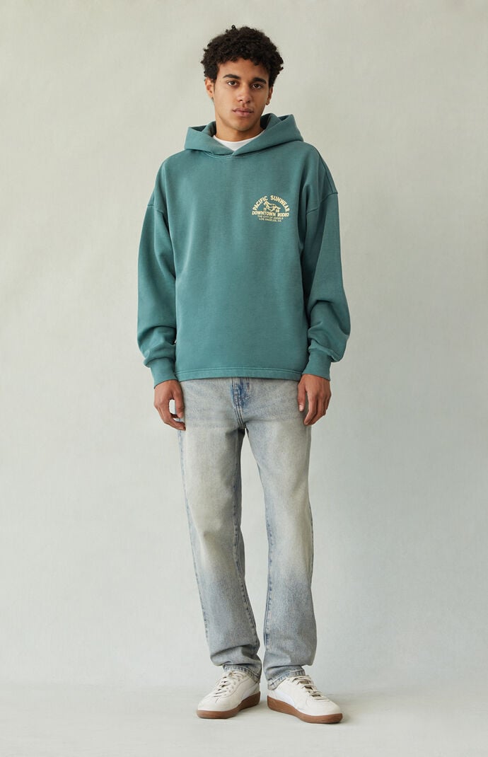 Pacsun Cade Straight Jeans Light Blue Tint