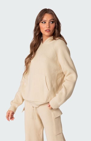 Wynter Oversized Knit Hoodie image number 4