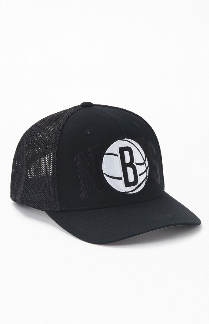 mitchell and ness distressed trucker cap