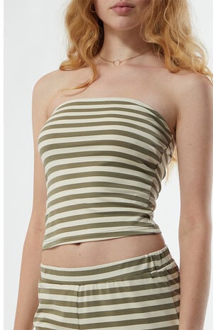 Lila Striped Tube Top image number 2