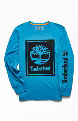 Organic Front Stack Logo Long Sleeve T-Shirt image number 2
