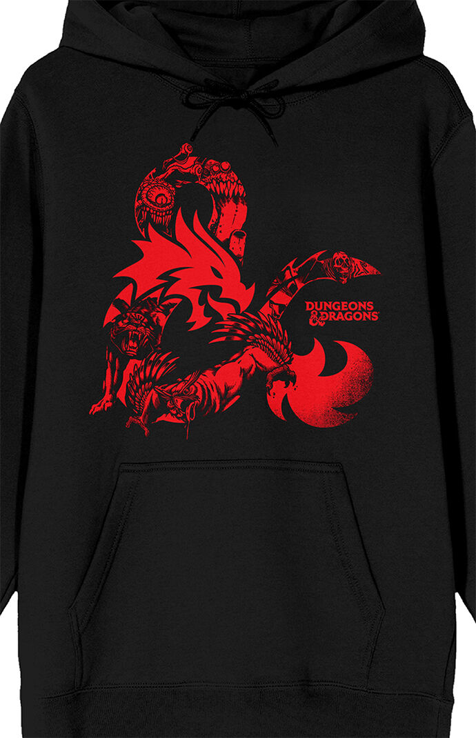 Red dragon hoodie store