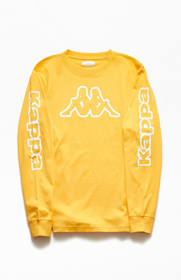 Yellow Logo Aby Long Sleeve T Shirt