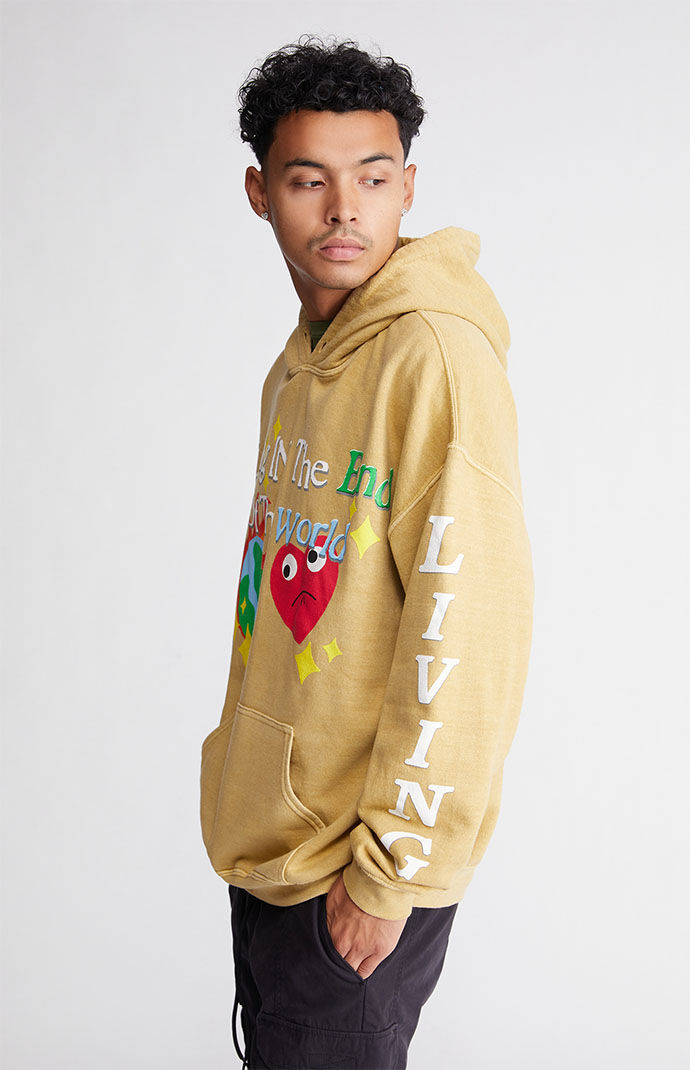 Pacsun yellow hot sale hoodie