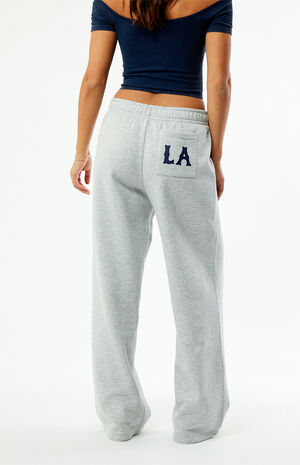 Heather Grey LA Baggy Sweatpants image number 4