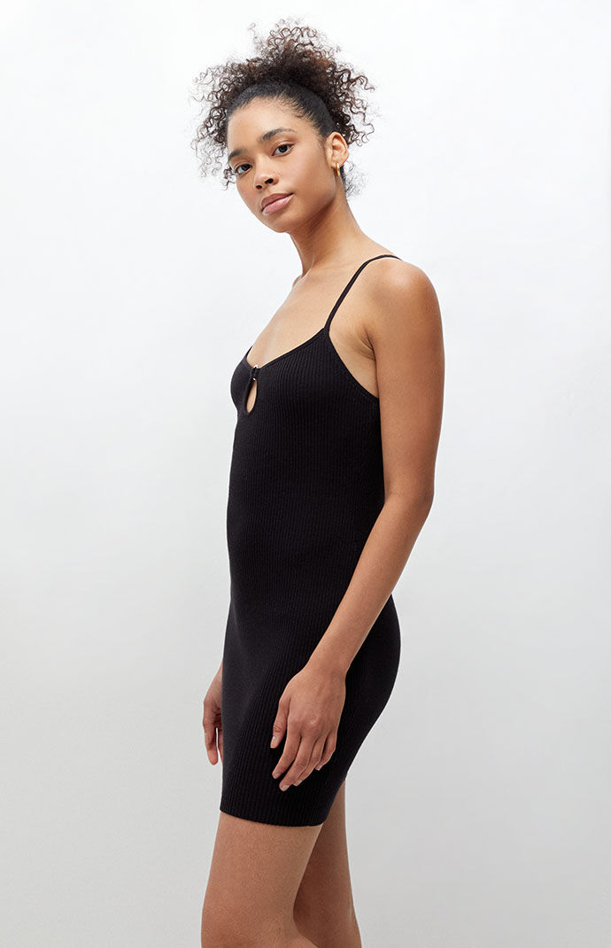 Topshop black discount cami dress