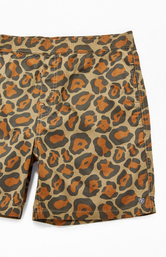 Brown Steady Elastic WB Shorts