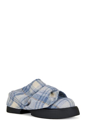Semyon Blue Plaid Loafers image number 2