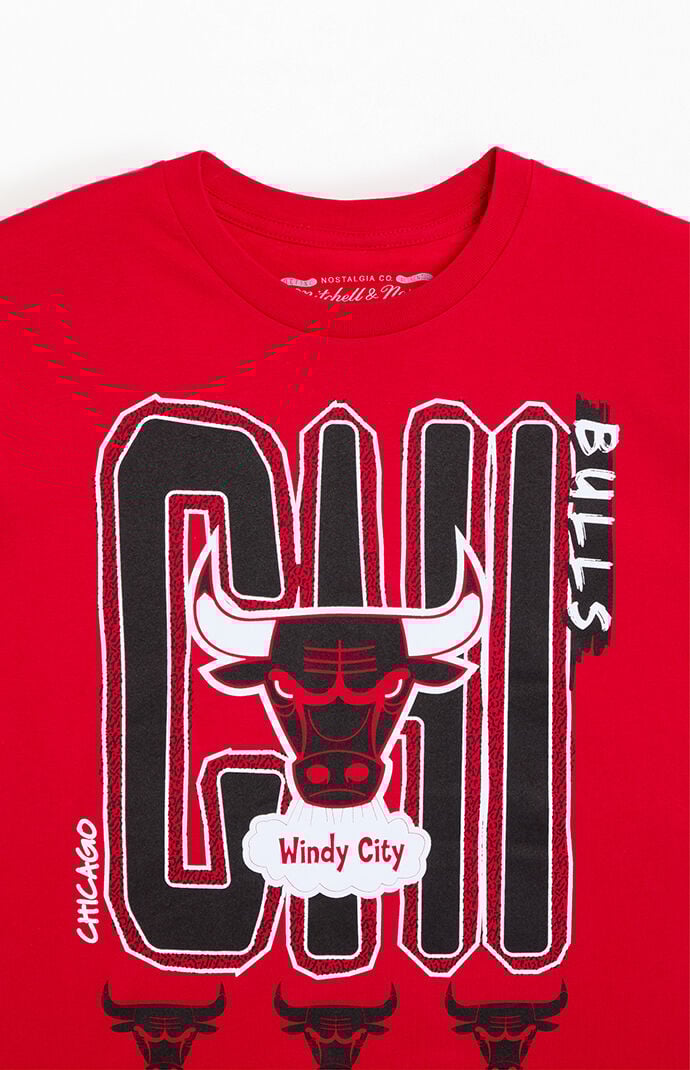 Mitchell & Ness NBA Retro City Chicago Bulls T-Shirt | PacSun