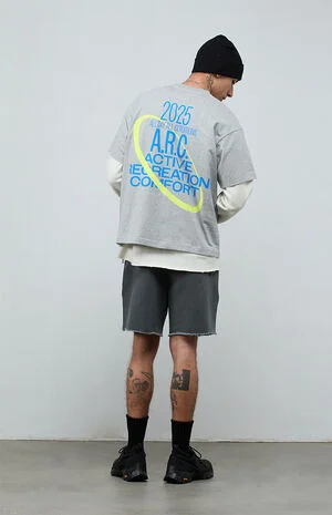 Systems Heather Gray&nbsp;Vintage Wash Heavyweight T-Shirt image number 5