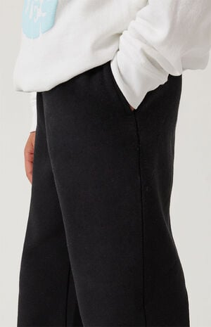 Black Basic Sweatpants image number 5