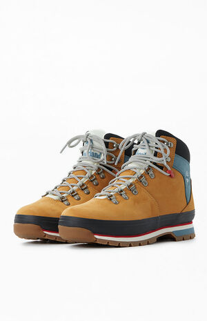 Women's Tan Euro Hiker Waterproof Boots image number 2