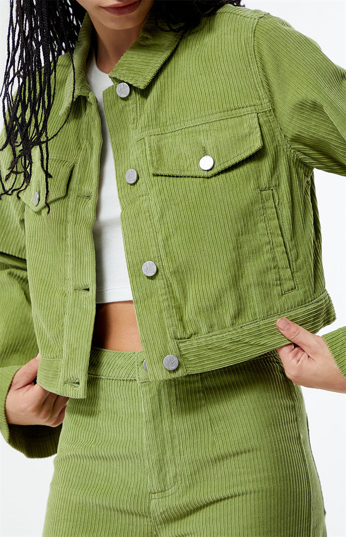 Roxy x Chloe Kim Cropped Corduroy Shacket | PacSun