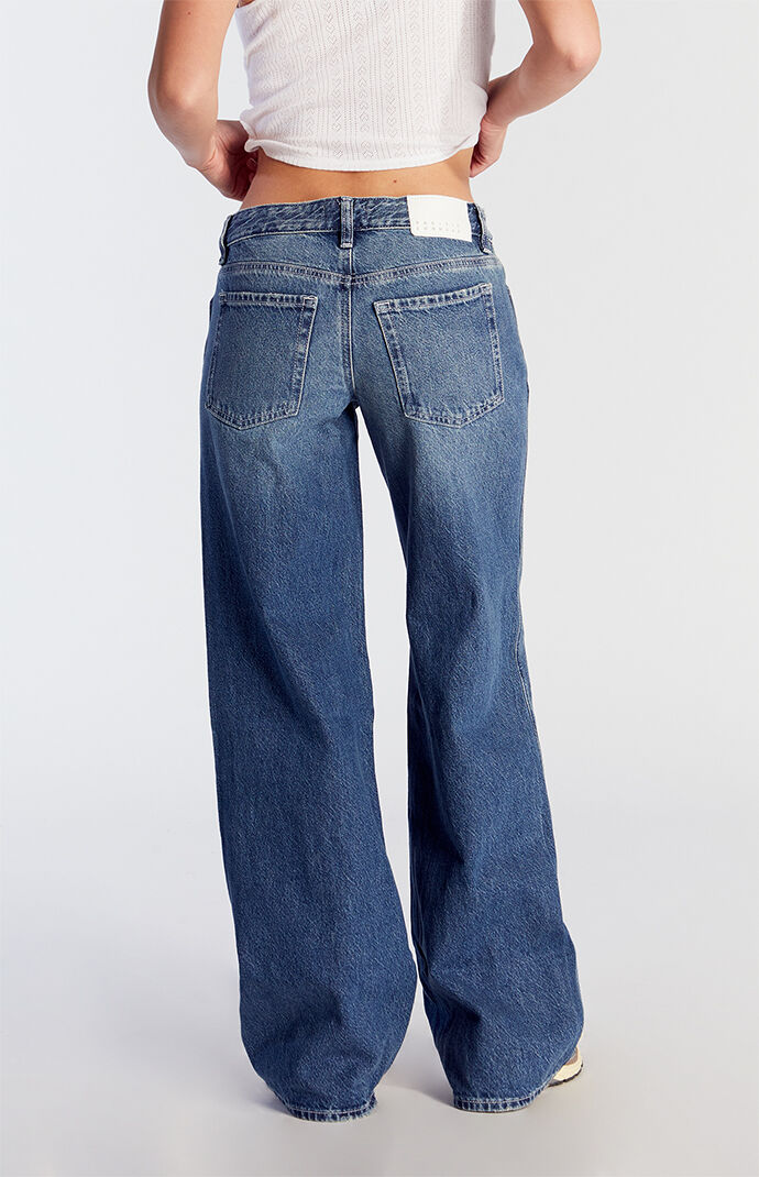 【2plan】Logan Basic Wide Denim Pants The Logan Wide Leg Dad Jeans