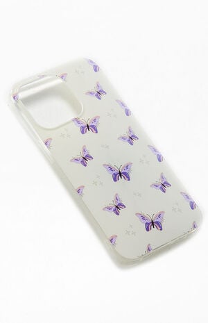 Purple Butterflies iPhone 13 Pro Case image number 2