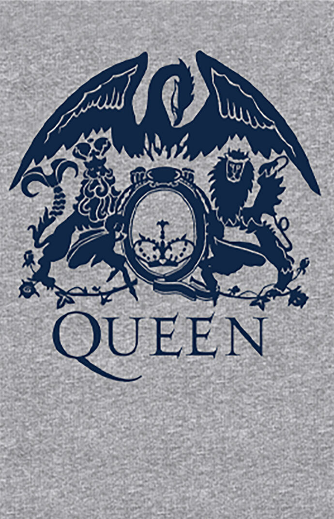 Heather Gray Queen Crest T-Shirt