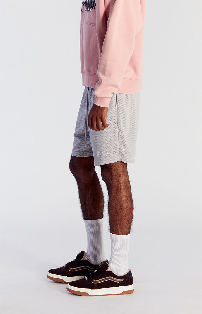 Pacsun Gray Pacific Sunwear Aaron Mesh Volley Shorts