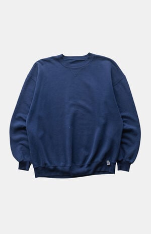 '90s Navy Russell Crewneck Sweatshirt image number 1
