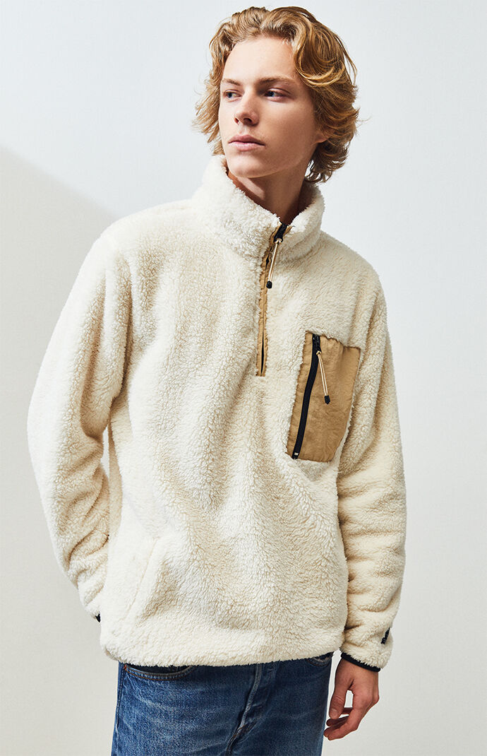 Express Fuzzy Quarter Zip 2024 www.marchettimacc