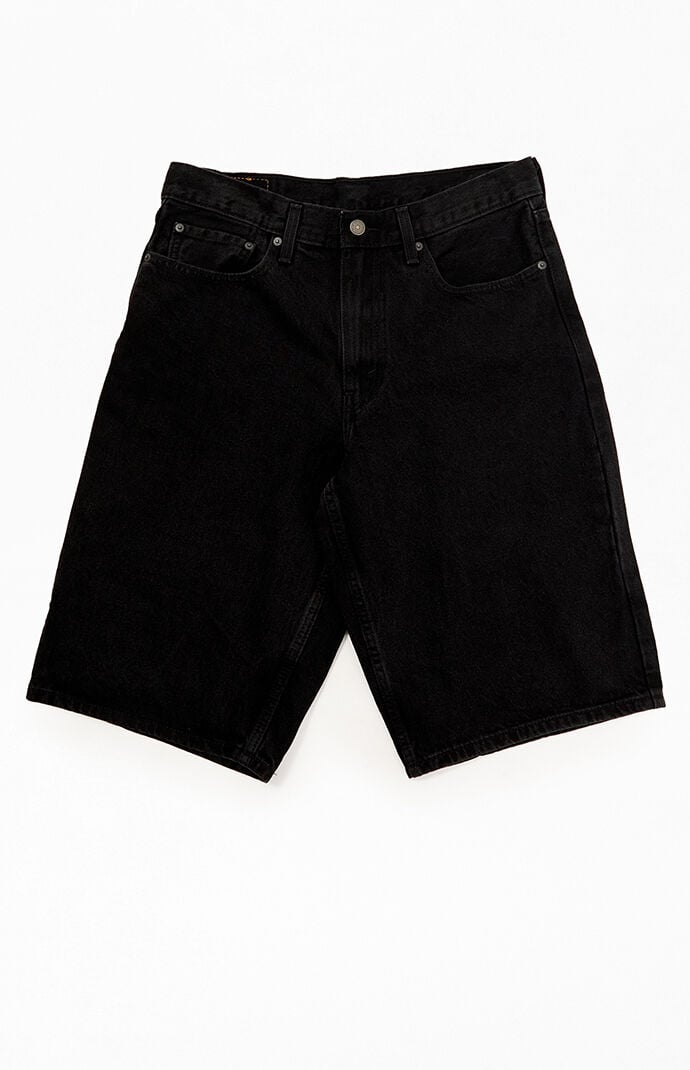 Levi's 470 Black Baggy Jorts