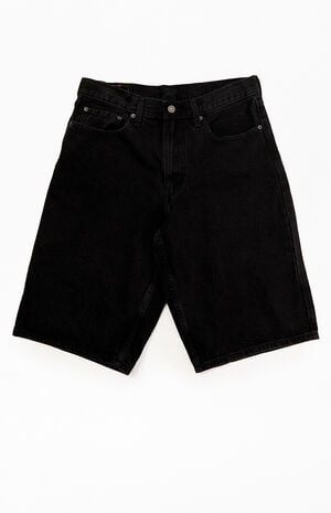 470 Black Baggy Jorts image number 1